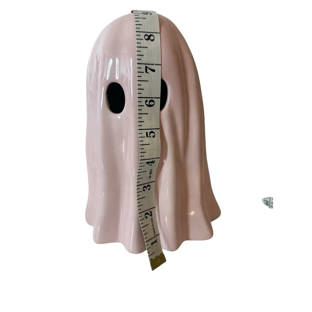 New Pink HALLOWEEN Decor GHOSTS‎ Spooky Season Pink Decoration Ceramic Light